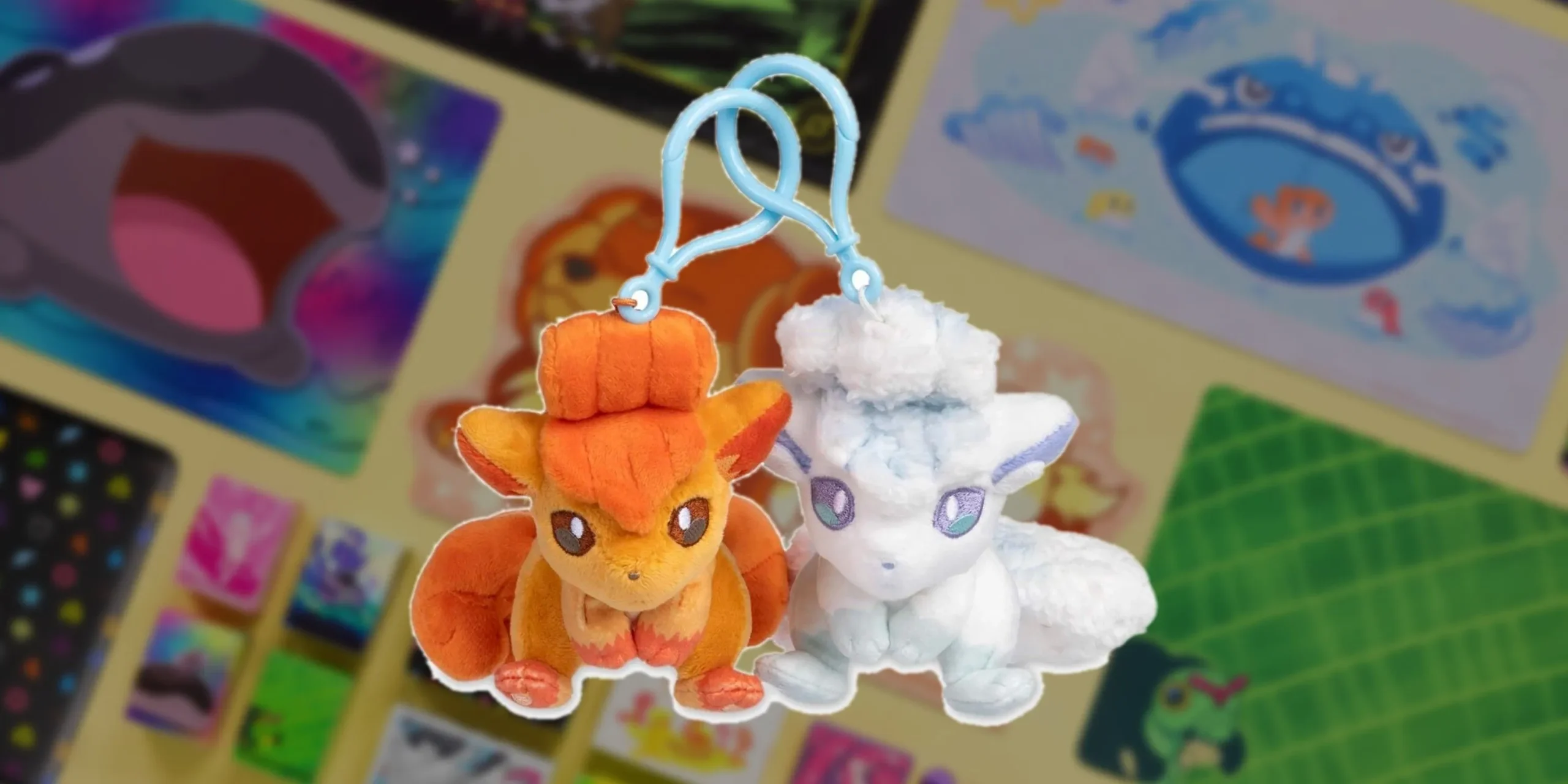Vulpix and Alolan Vulpix Key Chain