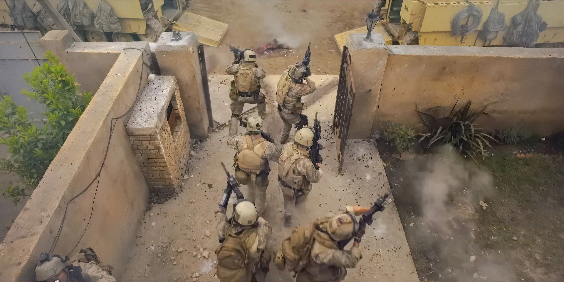 Warfare Battle Scene