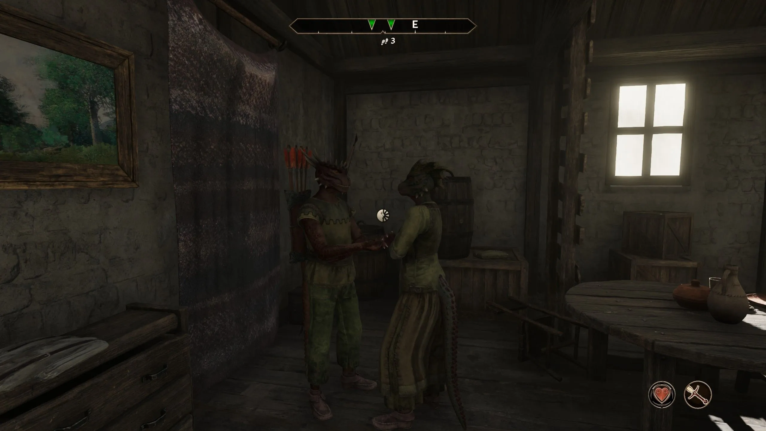 Weebam-Na and Bejeen conversing Weebam-Na and Bejeen conversing