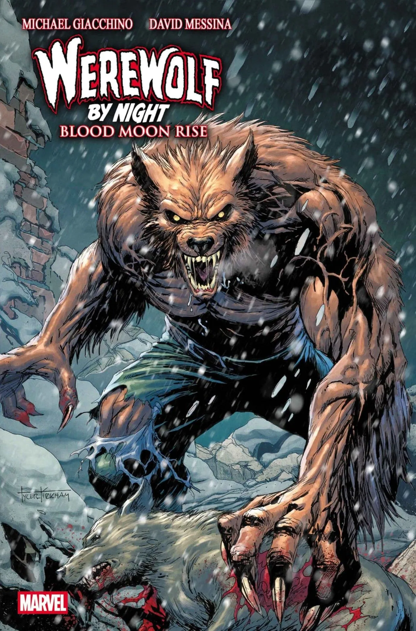 Werewolf by Night Blood Moon Rise Cover Werewolf by Night Blood Moon Rise Cover