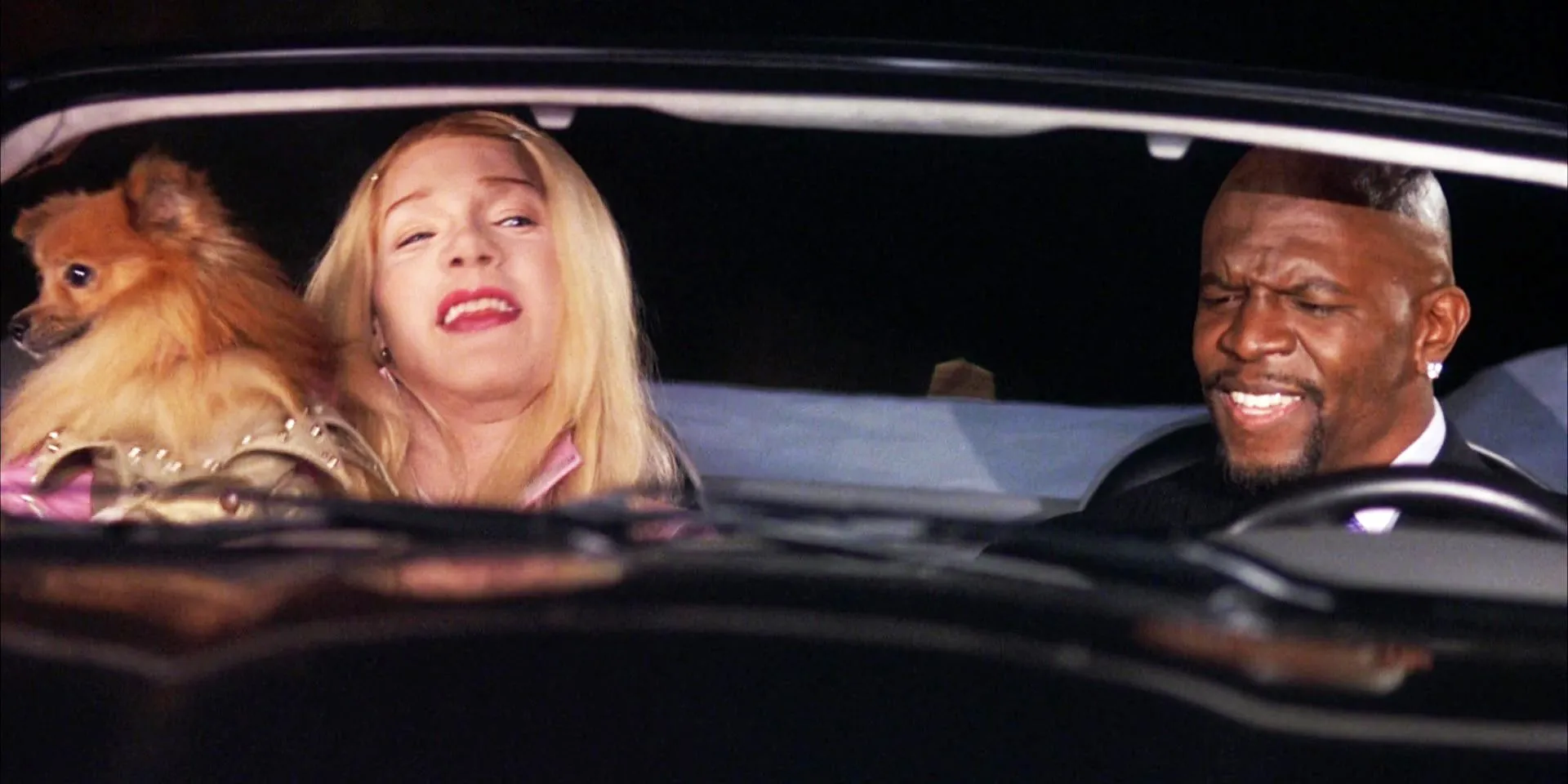 Marcus as Tiffany in the car Marcus as Tiffany in the car