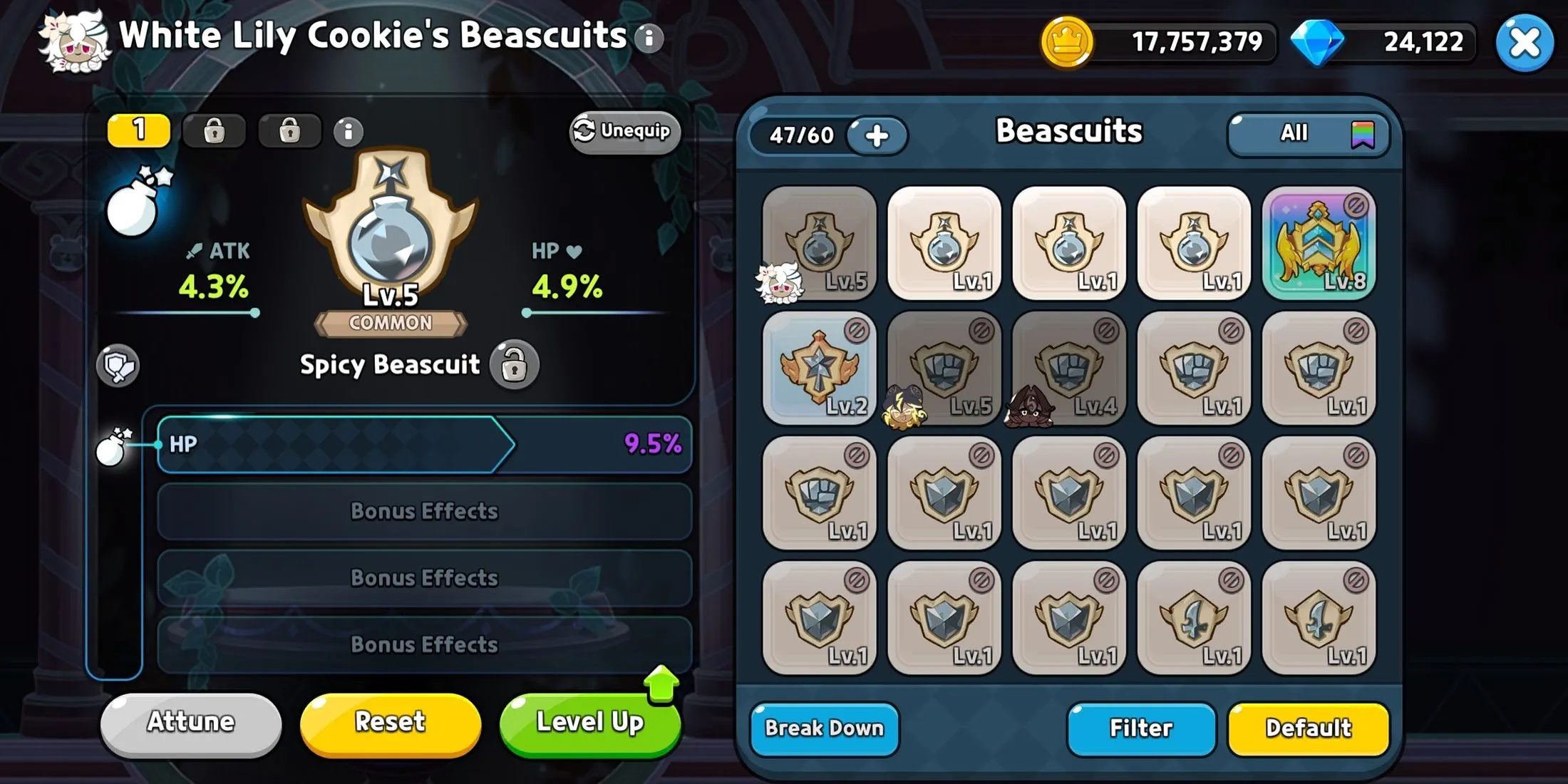 White Lily Bea-cuit Build - Cookie Run Kingdom