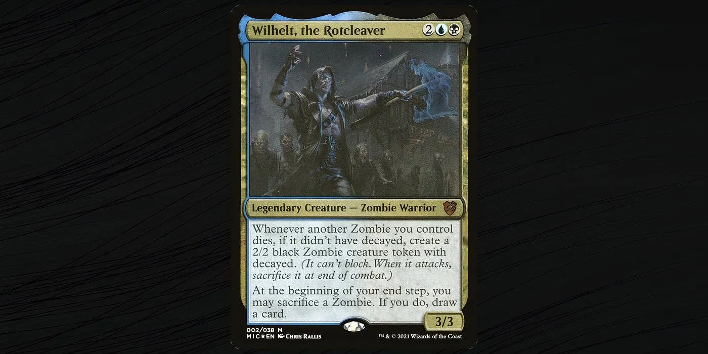 Wilhelt the Rotcleaver MTG Commander Card Wilhelt the Rotcleaver MTG Commander Card