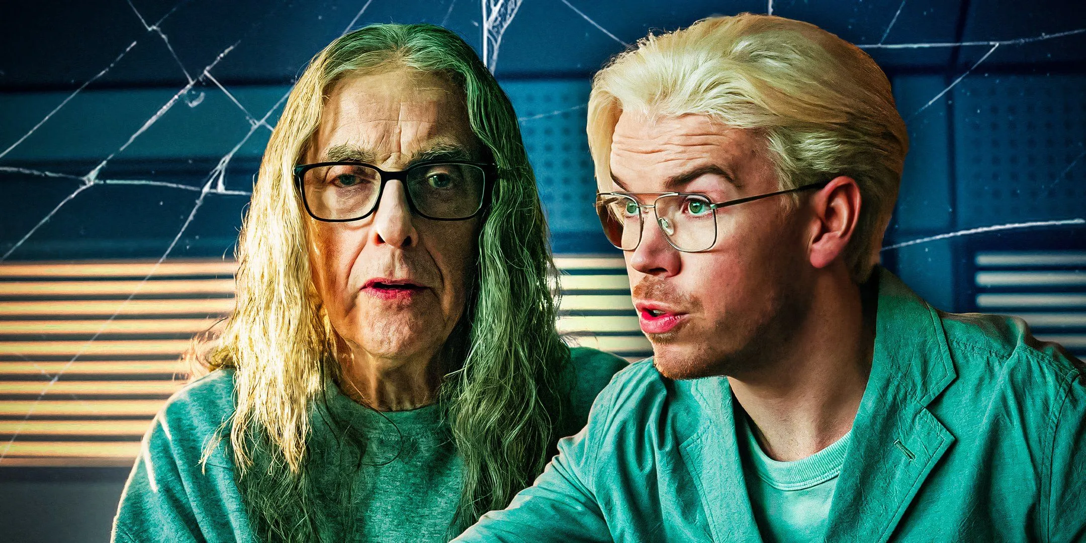 Will Poulter and Peter Capaldi in Plaything Will Poulter and Peter Capaldi in Plaything