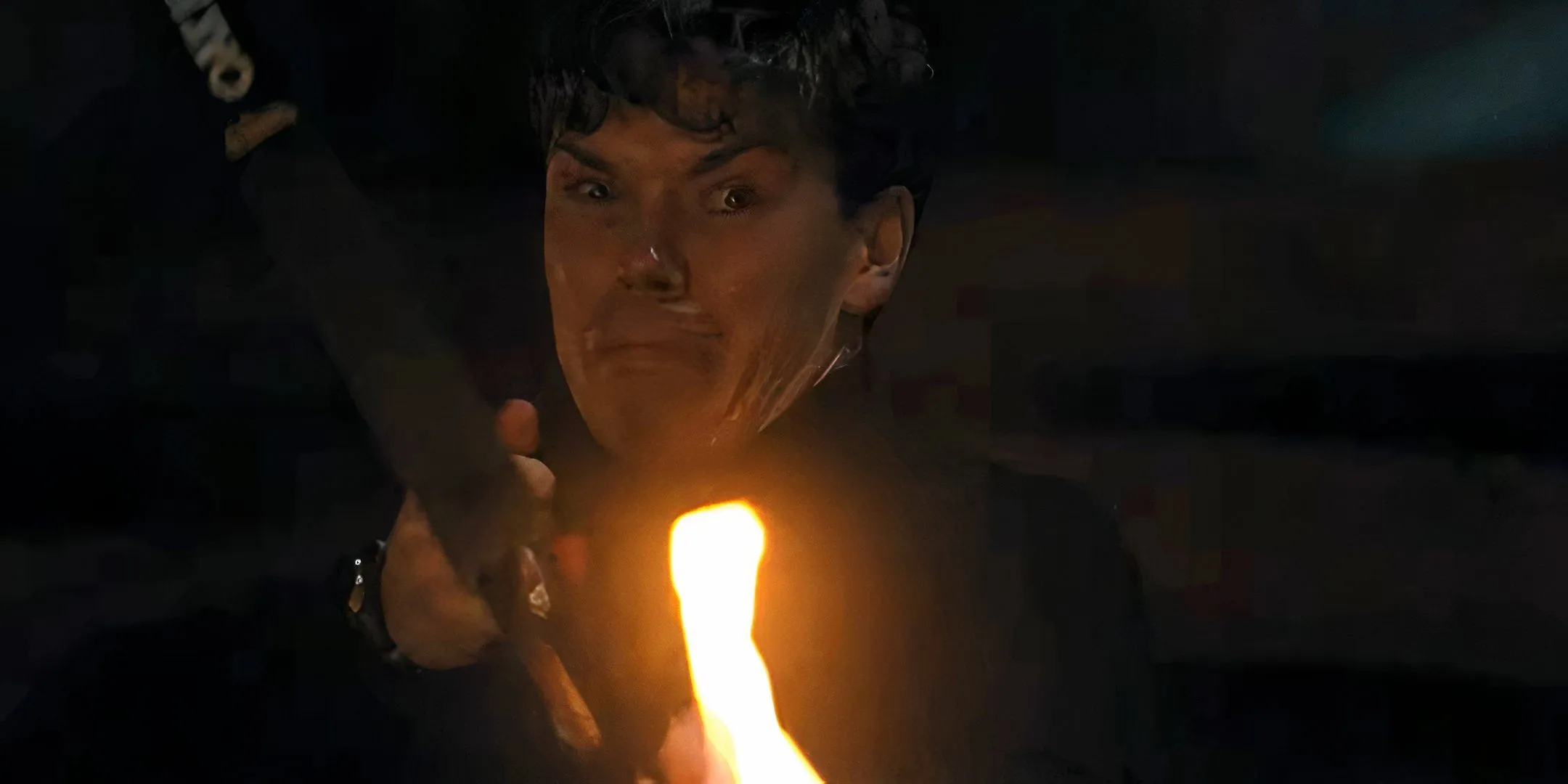Will Poulter aiming a bow and arrow in Death of a Unicorn Will Poulter aiming a bow and arrow in Death of a Unicorn