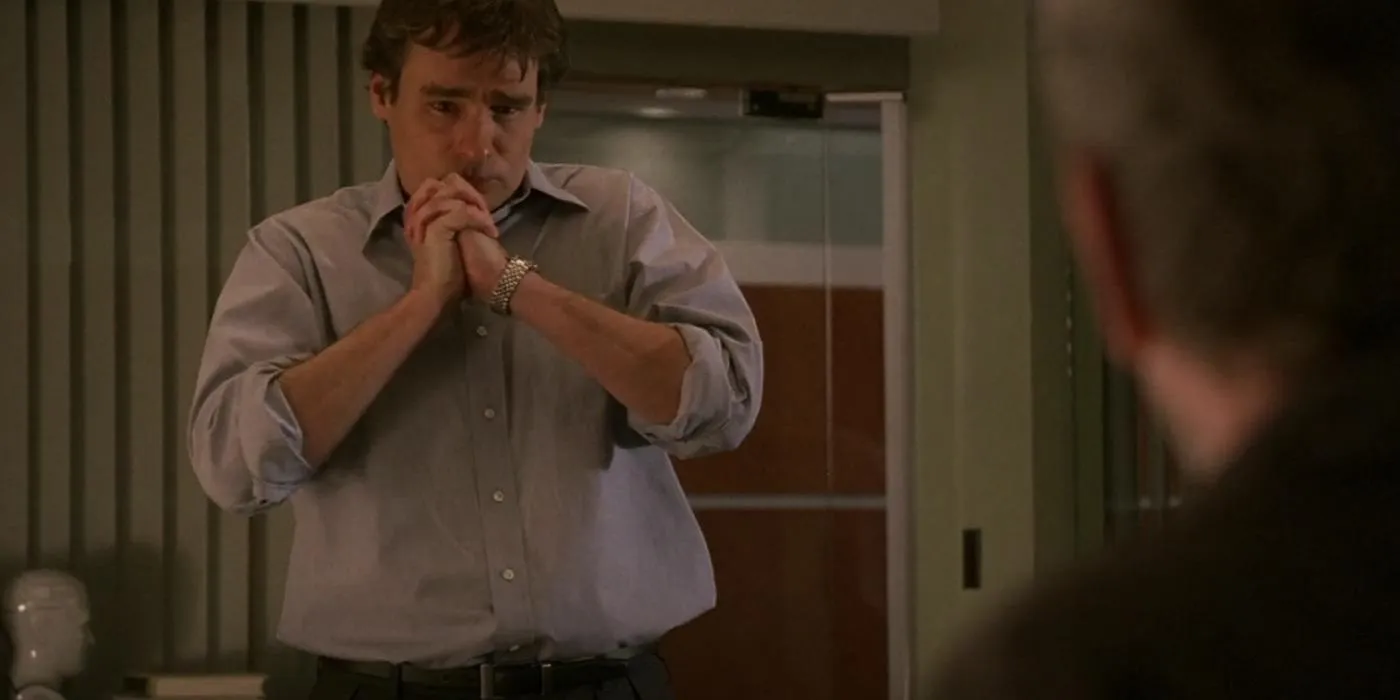 Wilson emotional moment with House Wilson emotional moment with House