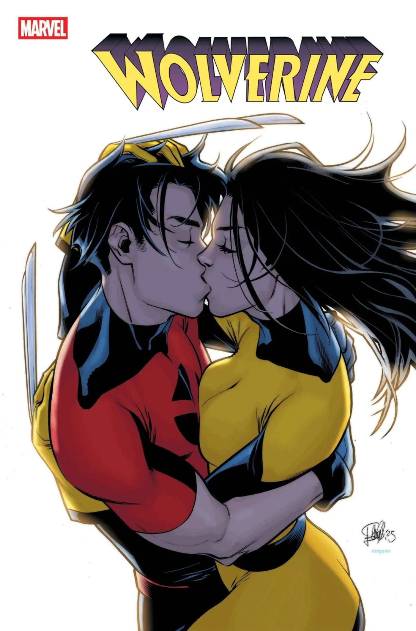 Wolverine #7 Cover featuring Laura Kinney and Hellion