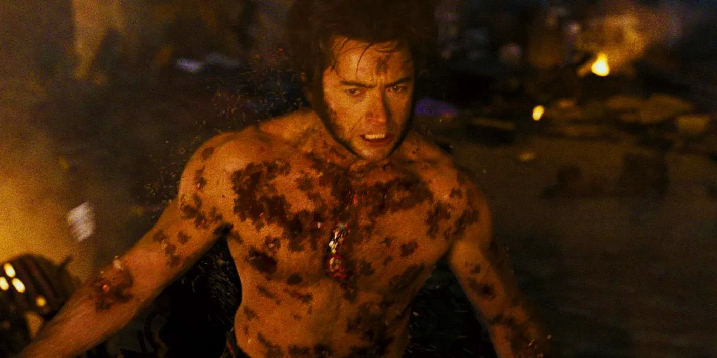 Wolverine battling Jean Grey