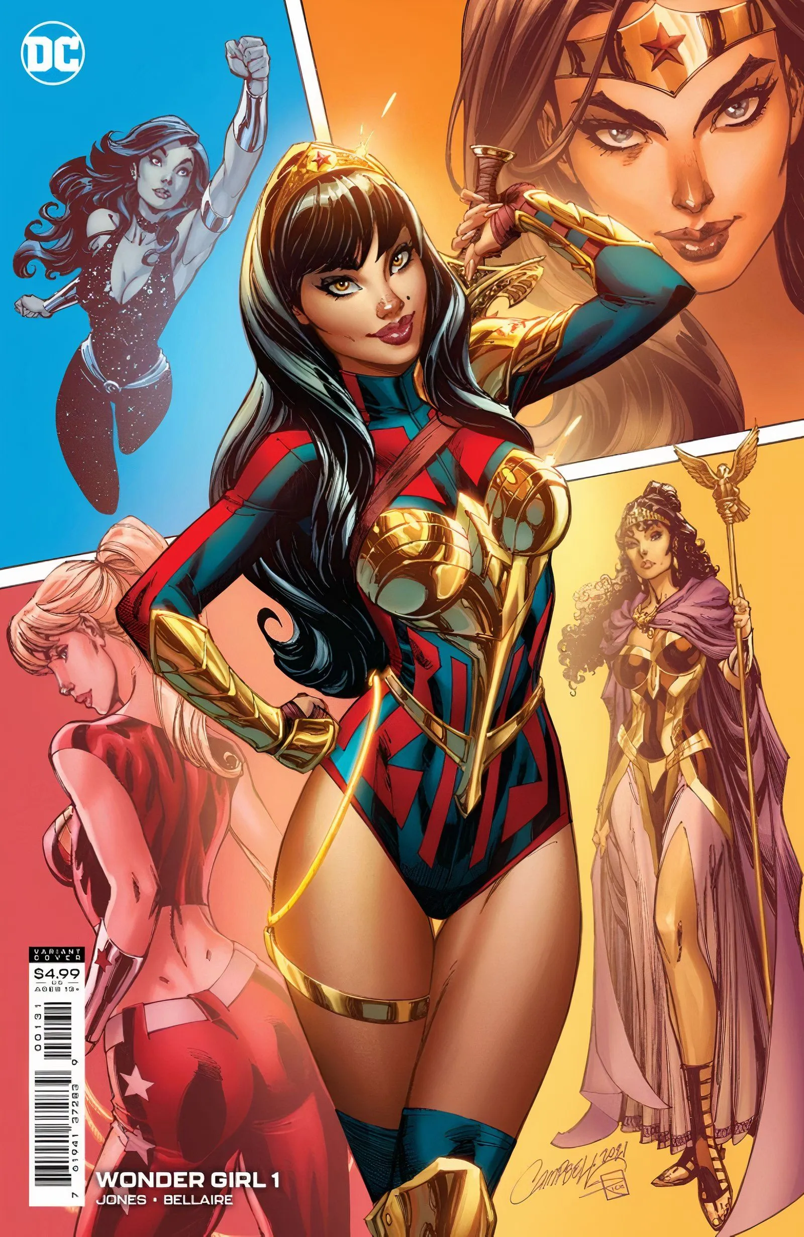 Wonder Girl #1 variant cover yara flor Wonder Girl #1 variant cover yara flor