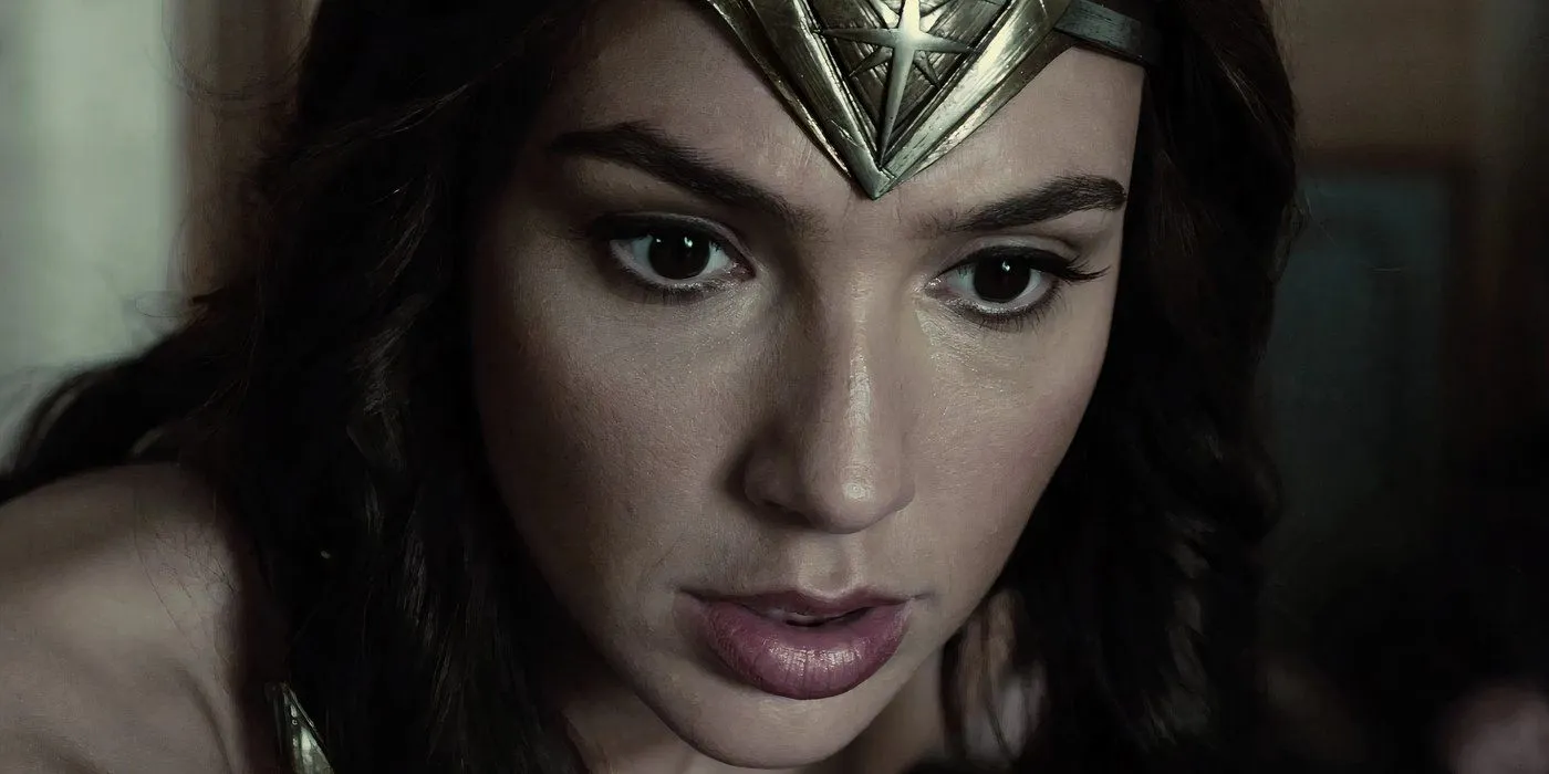 Wonder Woman looking shocked Wonder Woman looking shocked
