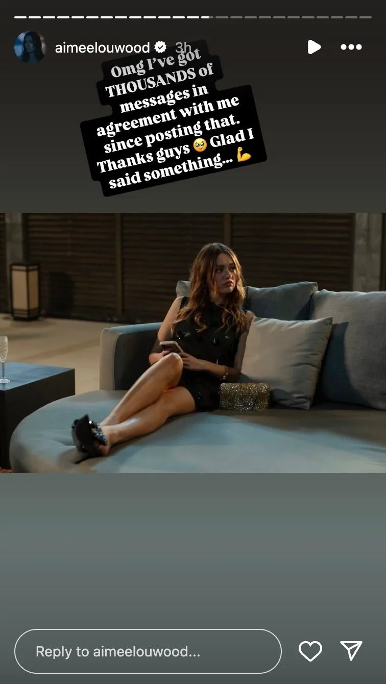 Aimee Lou Wood Instagram post Aimee Lou Wood Instagram post