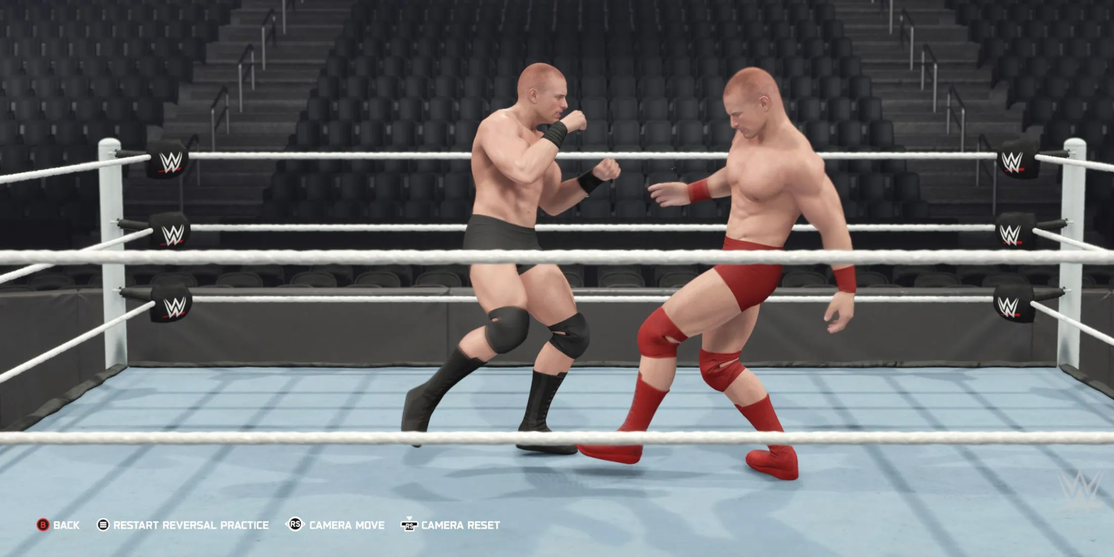 Practicing reversals in WWE 2K25 Practicing reversals in WWE 2K25