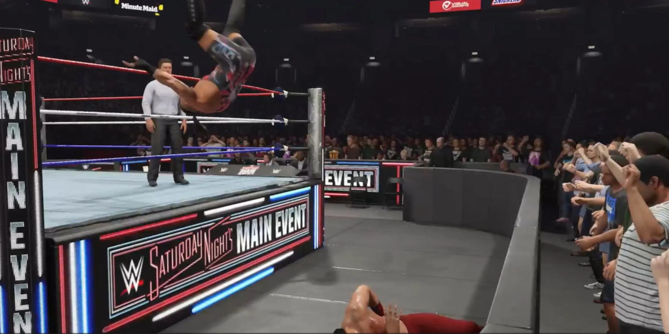RVD diving to the outside RVD diving to the outside
