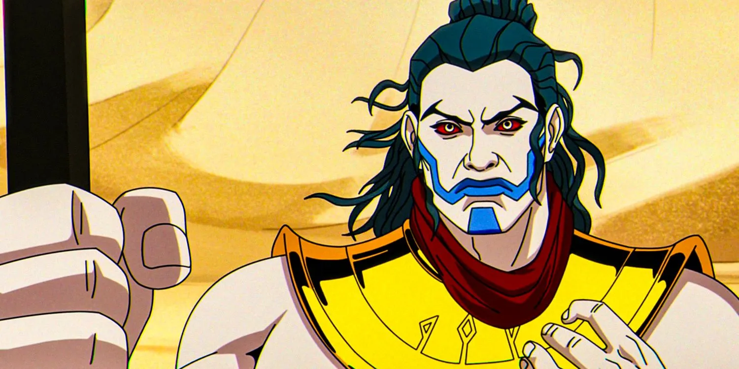 En Sabah Nur, the mutant who will eventually become Apocalypse, in ancient Egypt in X-Men '97