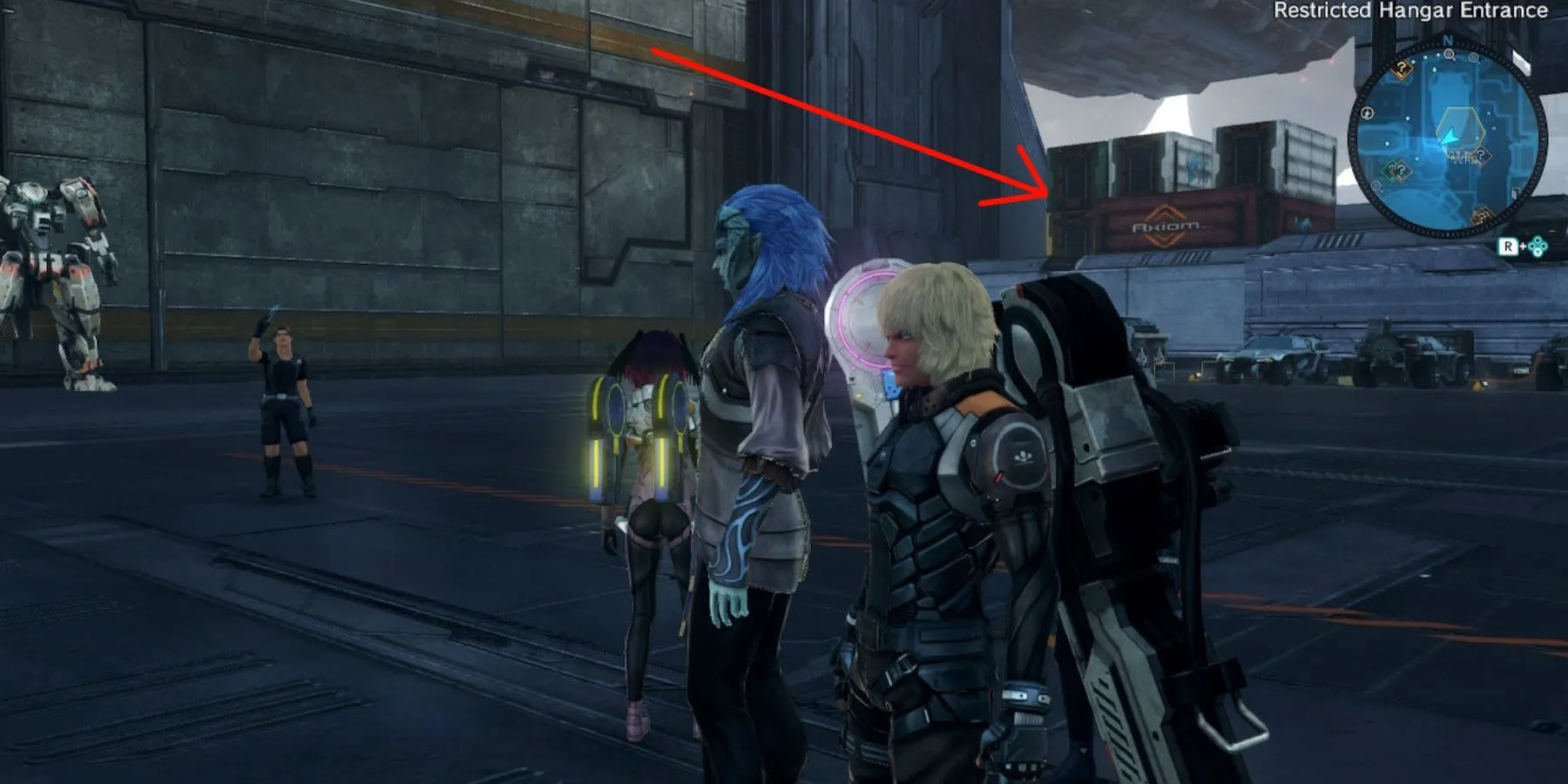 Restricted Hangar Keycard Location
