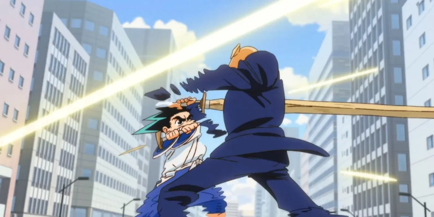 Yaiba fighting Yaiba fighting