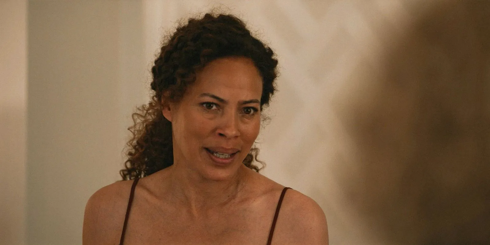 Taissa (Tawny Cypress) looking frustrated in Yellowjackets Season 3 Episode 7 Taissa (Tawny Cypress) looking frustrated in Yellowjackets Season 3 Episode 7