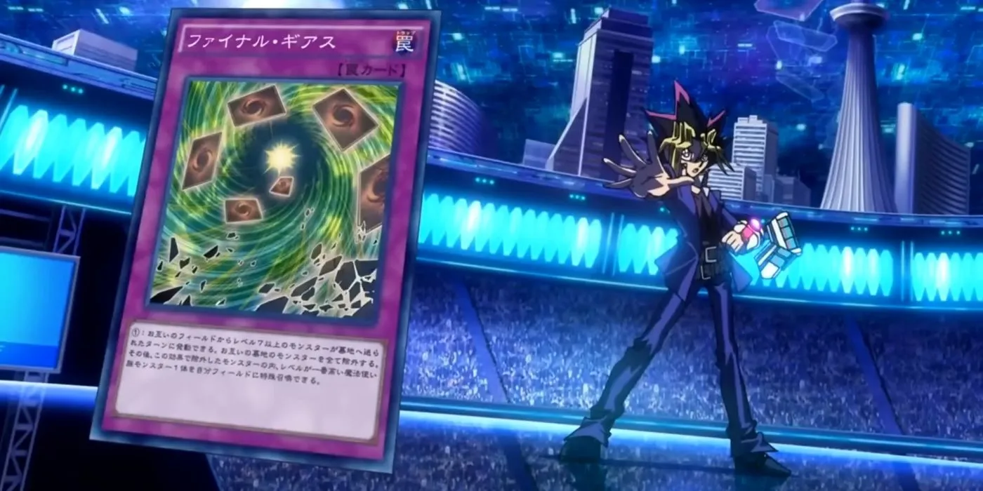Yugi uses Final Geas to negate Kaiba's summon and win the duel Yugi uses Final Geas to negate Kaiba's summon and win the duel