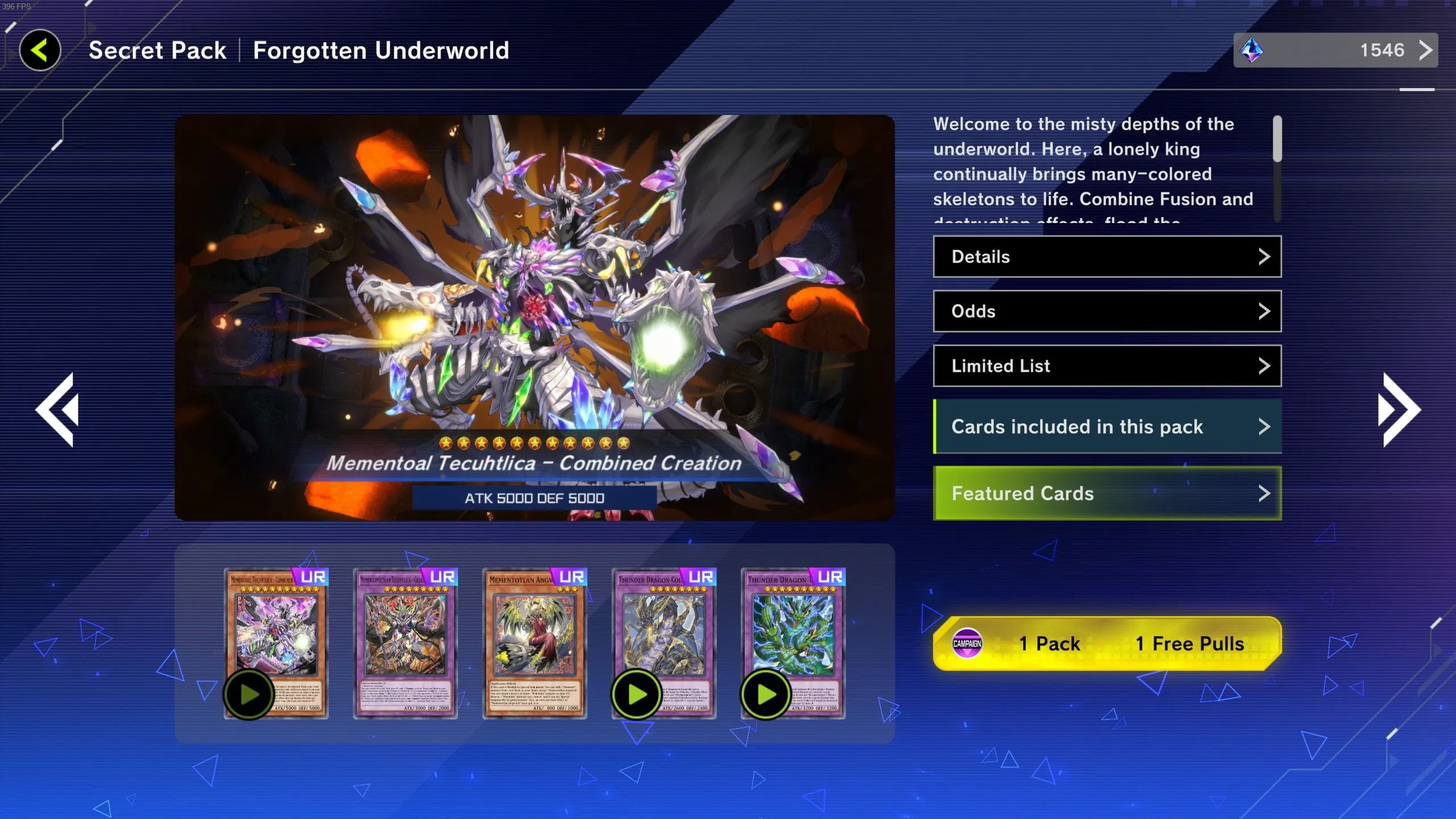Forgotten Underworld Secret Pack