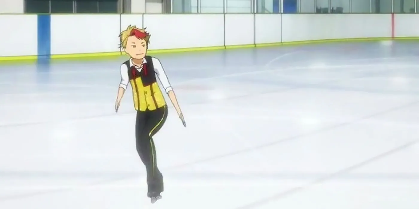 Sample frame from Yuri on Ice