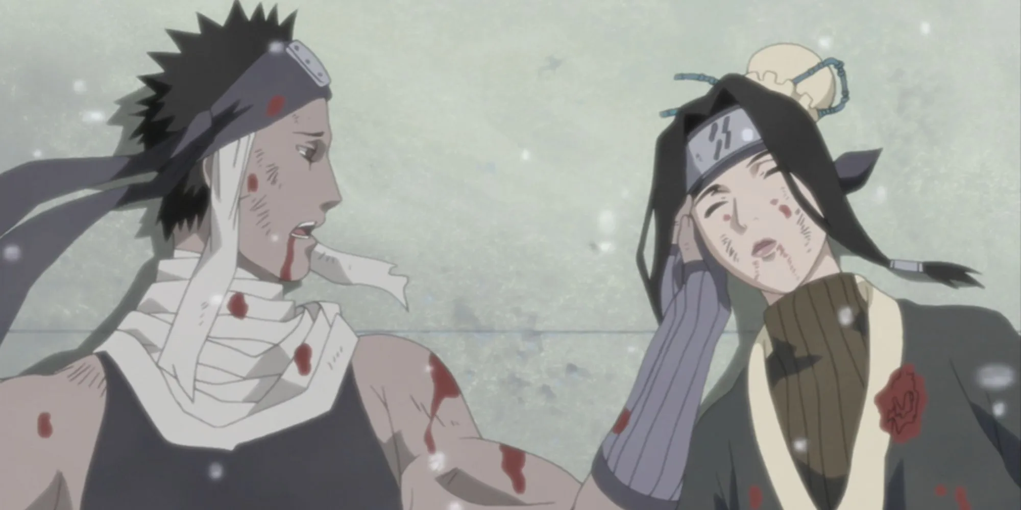 Zabuza's death scene with Haku