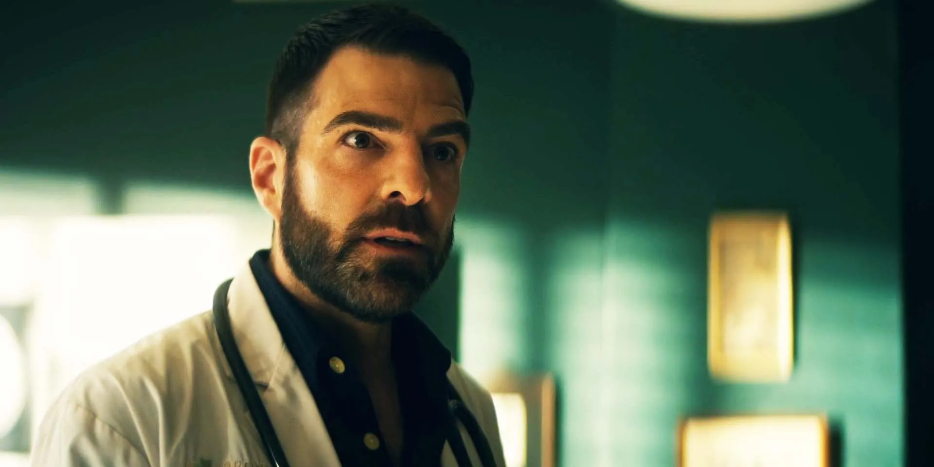 Zachary Quinto as Dr. Wolf Zachary Quinto as Dr. Wolf