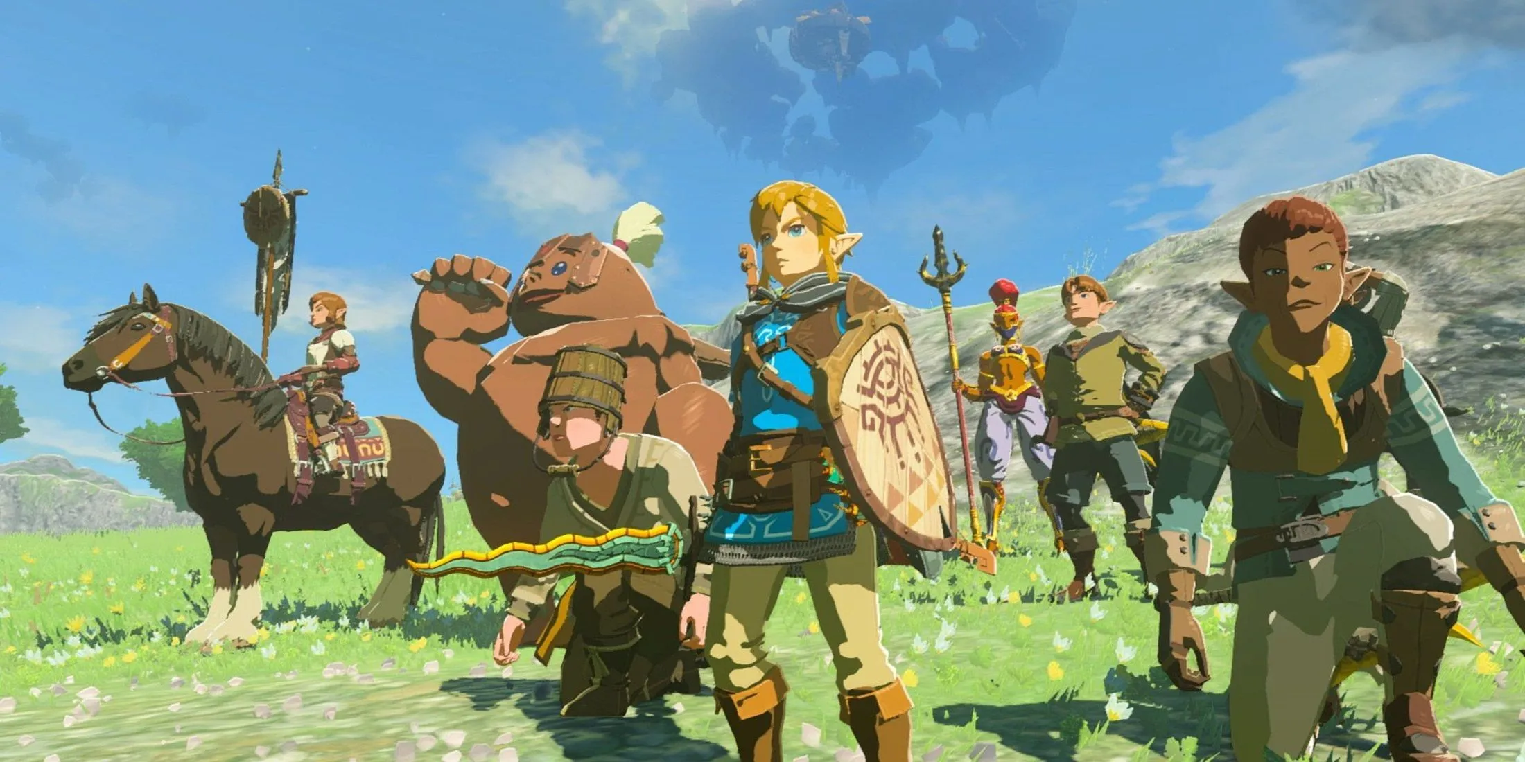 Characters from Tears of the Kingdom