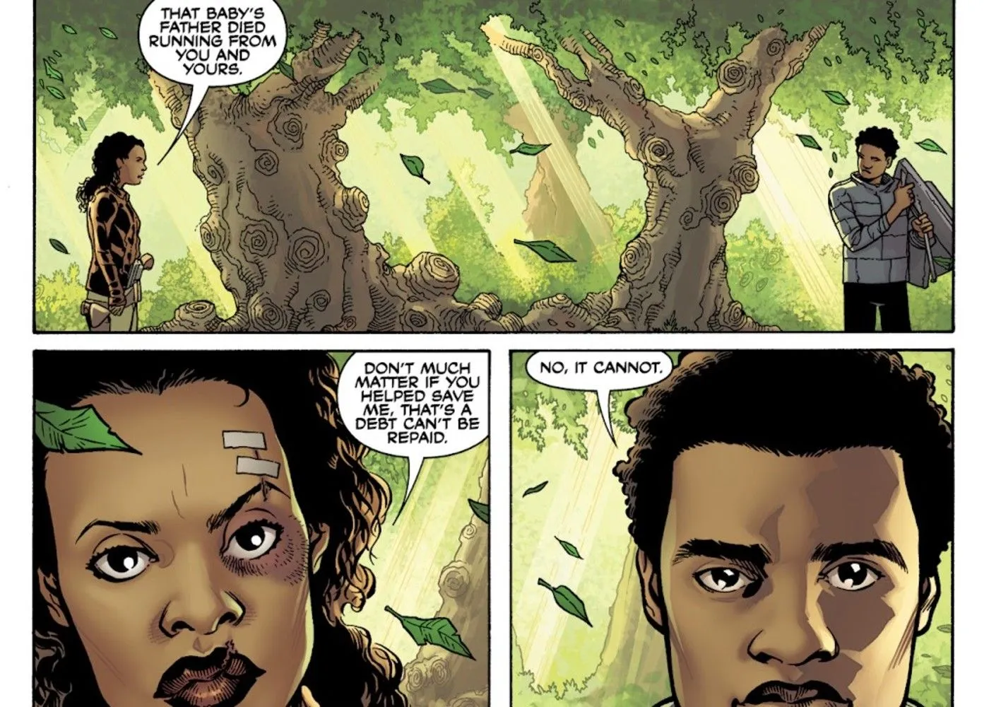 Zoe Washburne confronts The Operative for his part in Wash's death in Serenity Firefly Leaves on the Wind #6