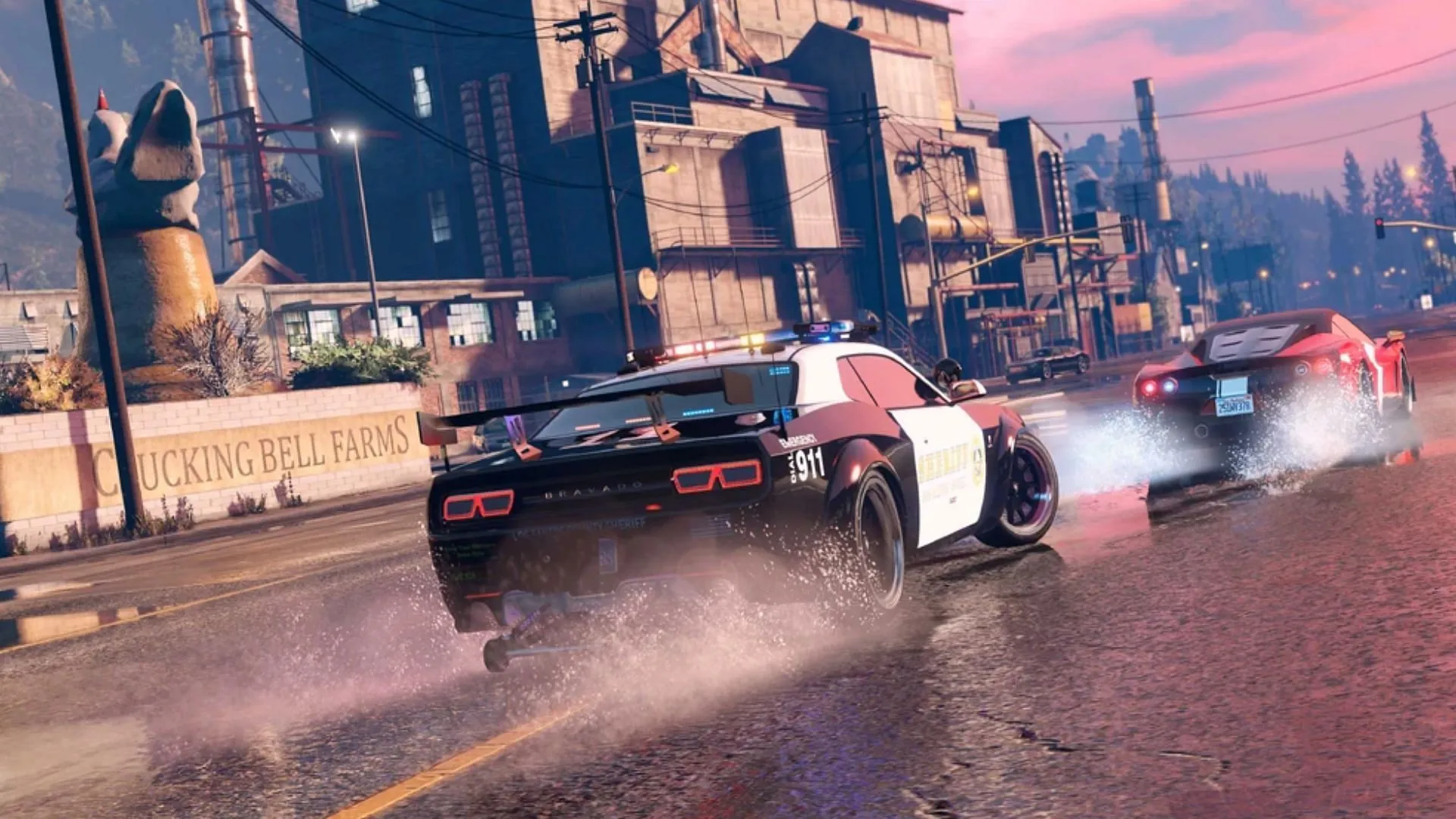 The Cluckin’ Bell Farm Raid feels like a recycled mission (Image via Rockstar Games)