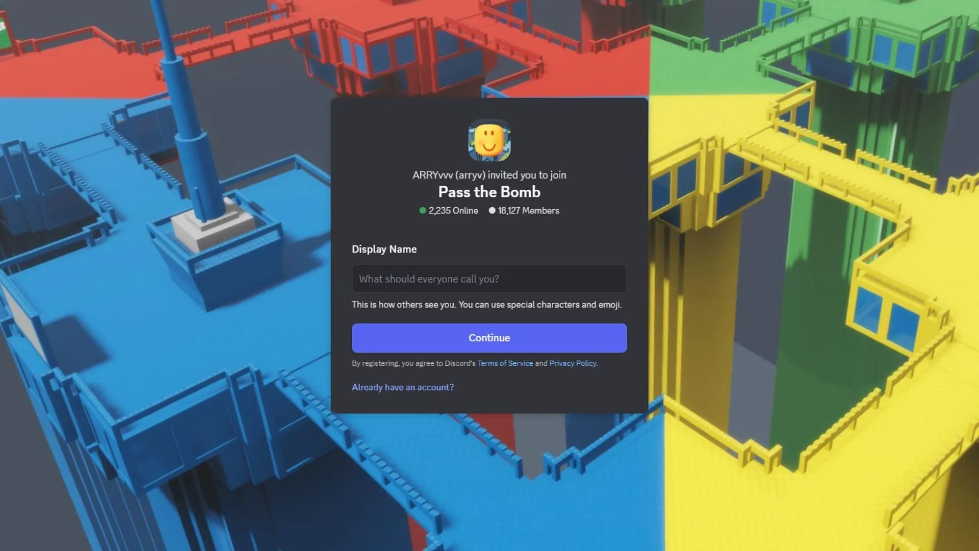 Discord link (Image via Discord)