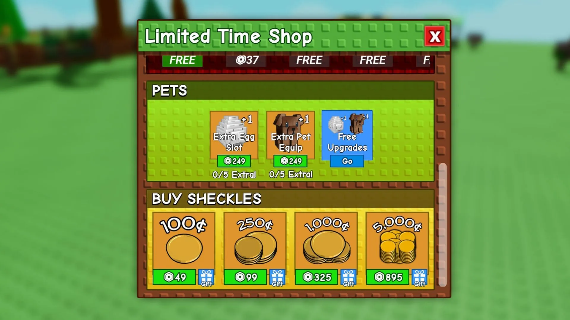 You can spend Robux to purchase some Sheckles (Image via Roblox) You can spend Robux to purchase some Sheckles (Image via Roblox)
