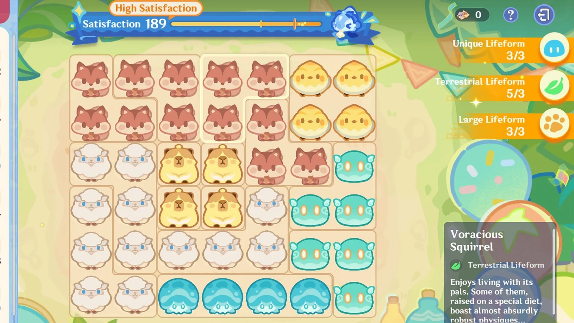 Layout option #2 for high satisfaction