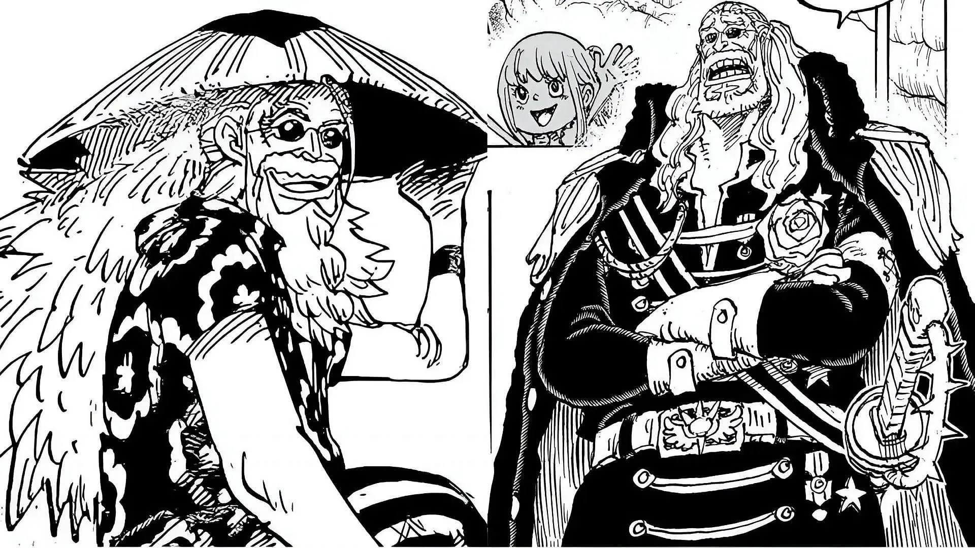 Gaban and Sommers as seen in the manga (Image via Shueisha). Gaban and Sommers as seen in the manga (Image via Shueisha).