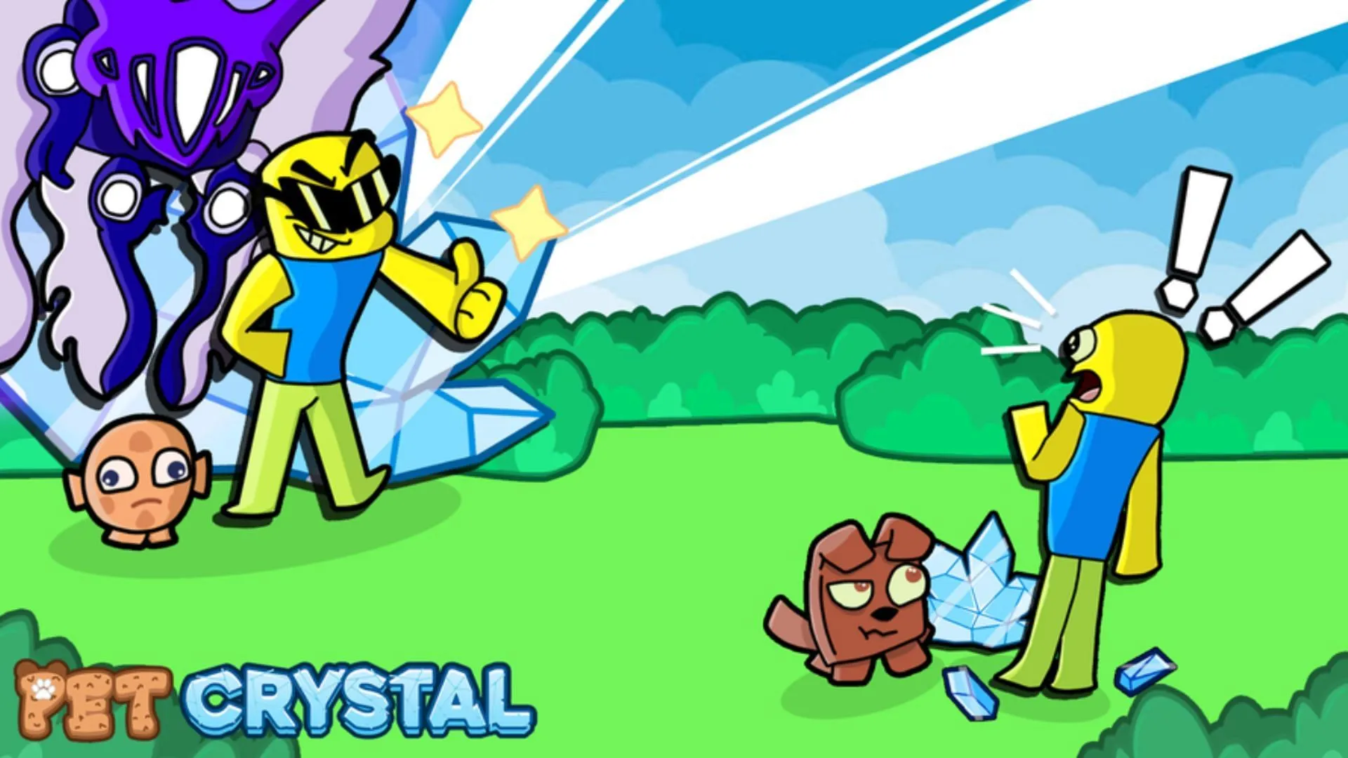 Collect crystals to buy and hatch Pet Eggs (Image via Roblox) Collect crystals to buy and hatch Pet Eggs (Image via Roblox)