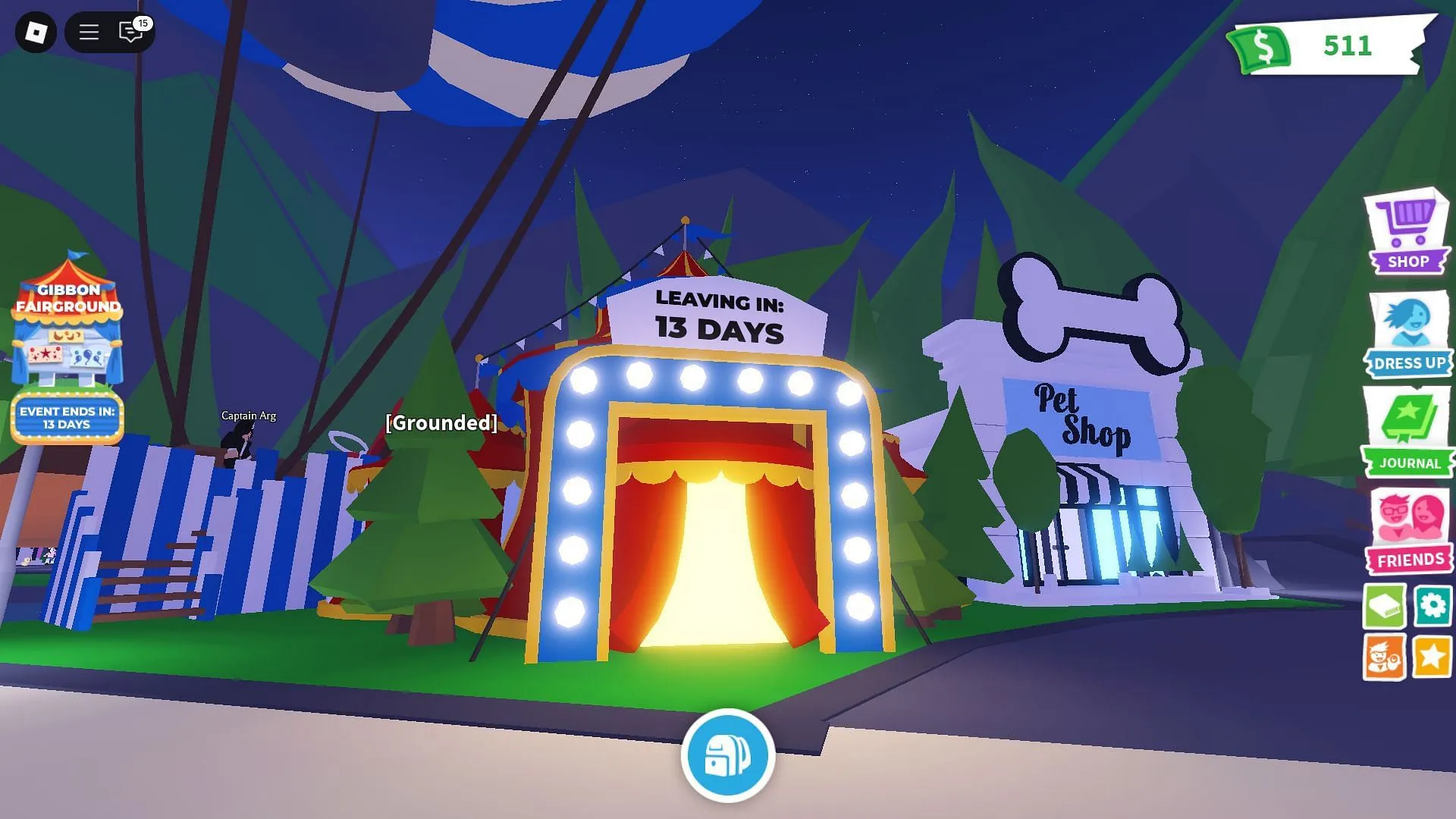 Gibbon Fairground entrance (Image via Roblox) Gibbon Fairground entrance (Image via Roblox)
