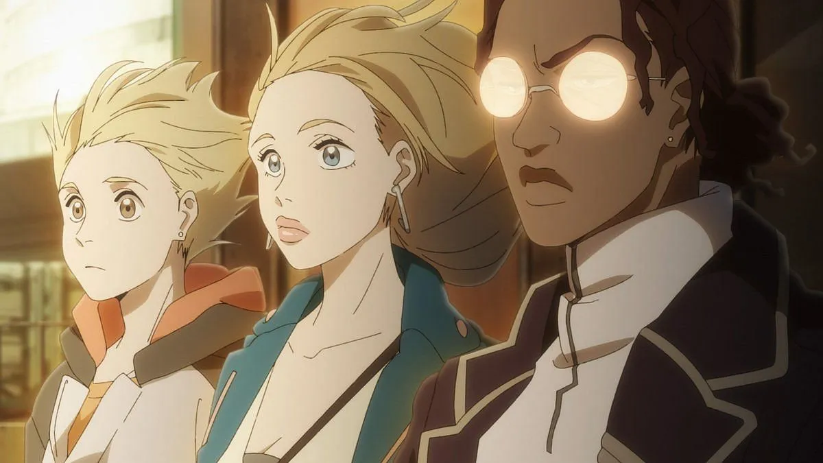 Leland, Christine, and Doug as seen in the latest installment (Image via MAPPA).