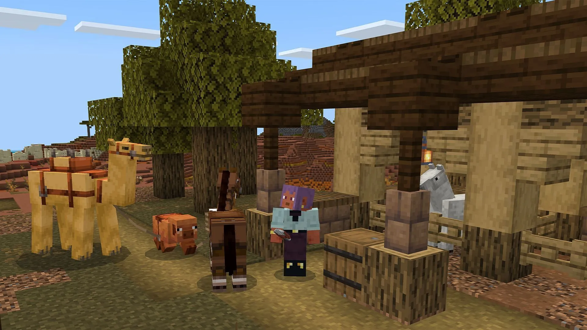 Saddles can now be crafted, providing players with more flexibility (Image via Sportskeeda Gaming || Mojang Studios) Saddles can now be crafted, providing players with more flexibility (Image via Sportskeeda Gaming || Mojang Studios)