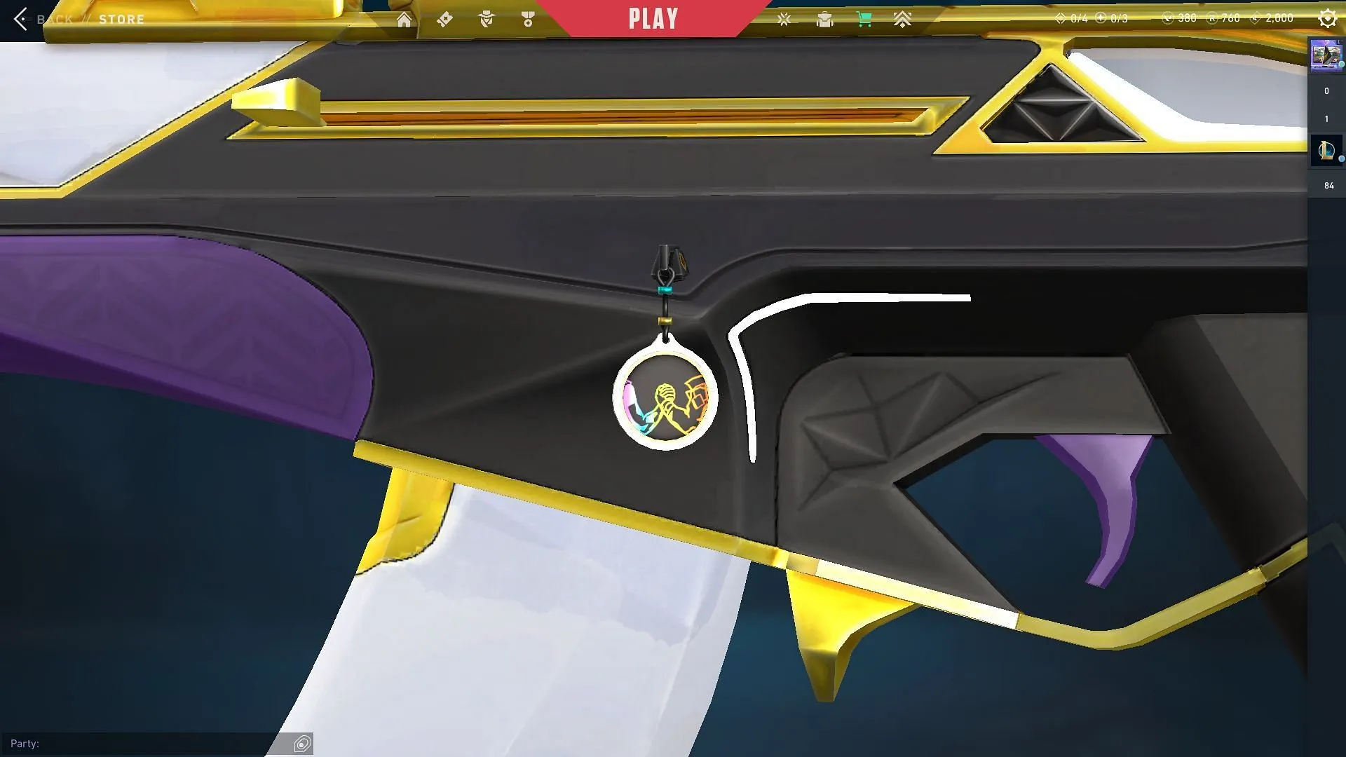 This year's Gun Buddy features a symbolic handshake (Image via Riot Games)