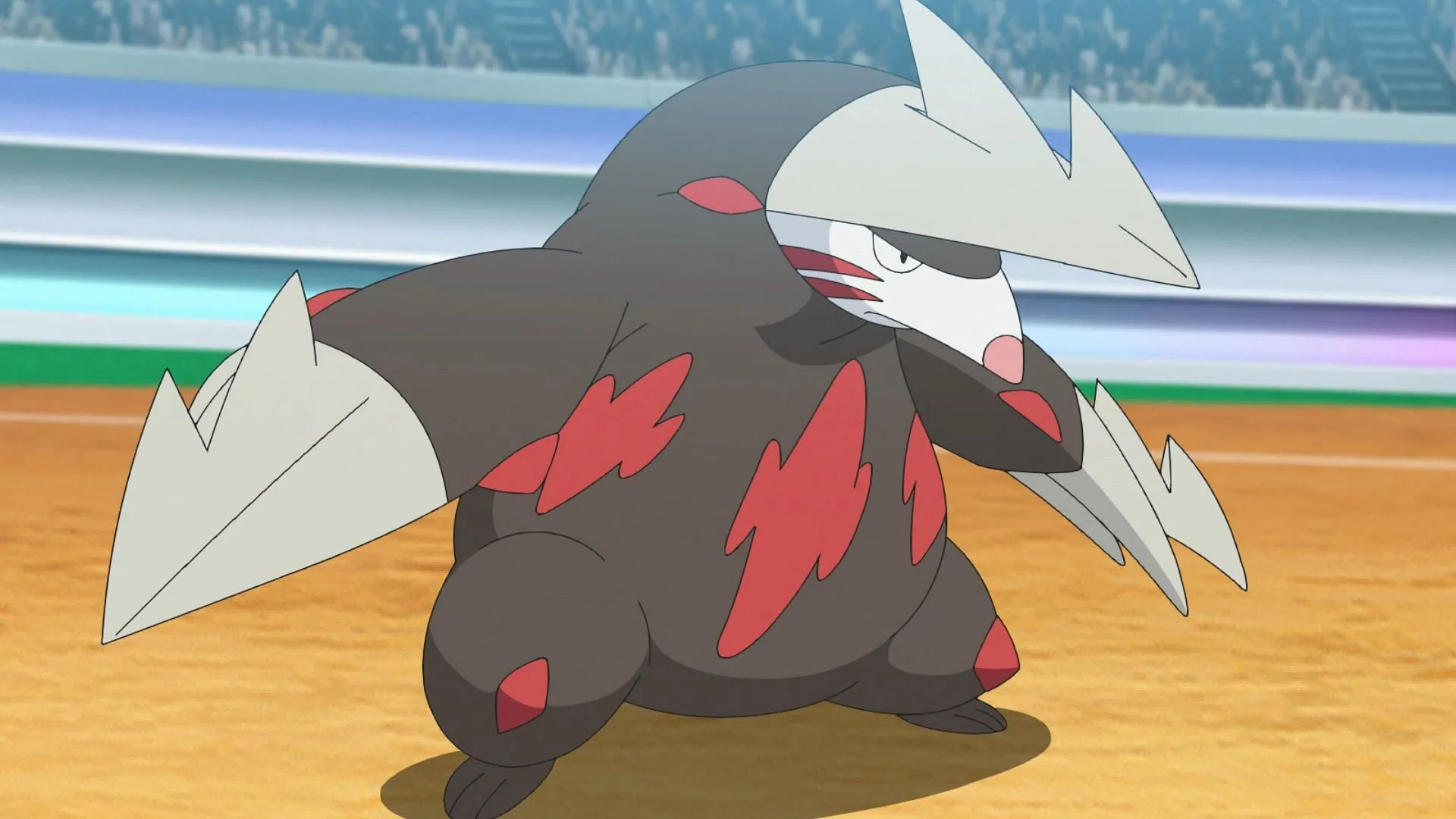 Excadrill in the anime (Image via TPC) Excadrill in the anime (Image via TPC)