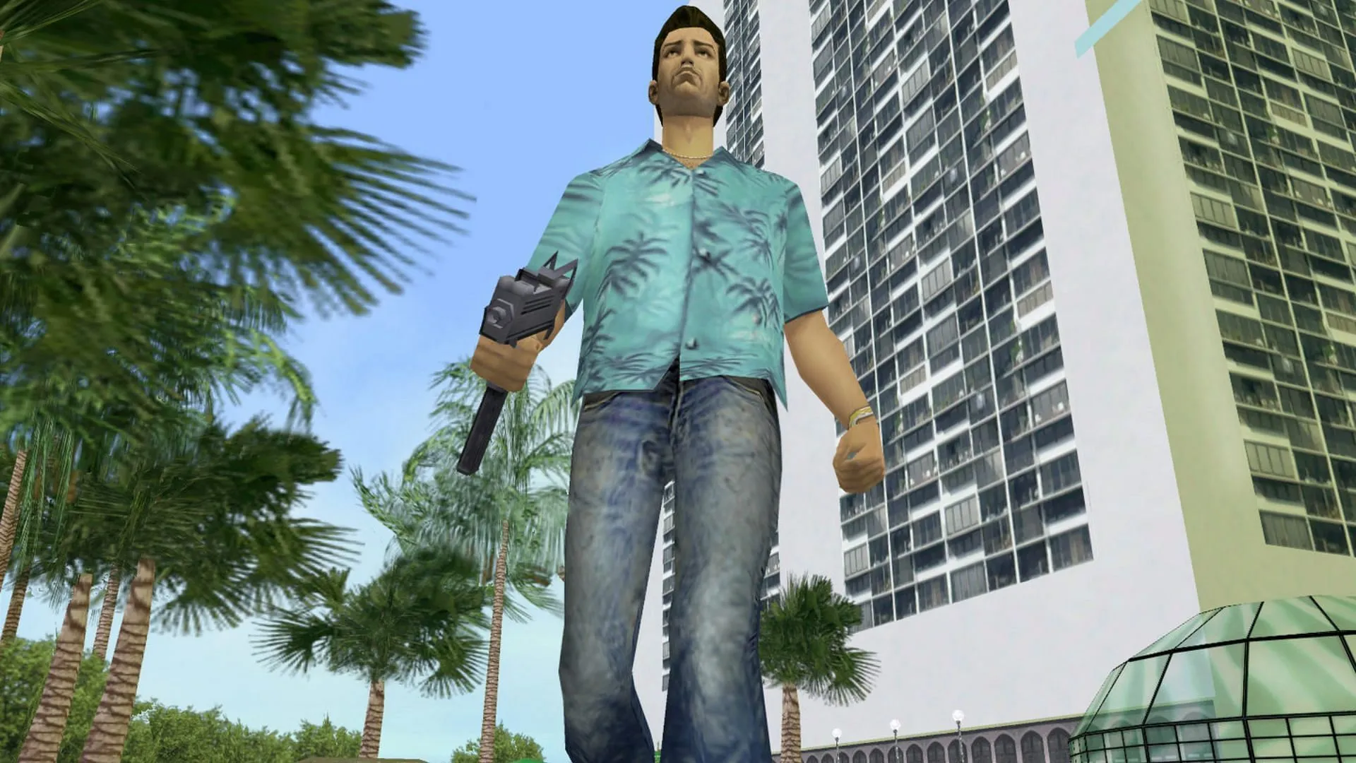 Tommy Vercetti's signature attire from GTA Vice City