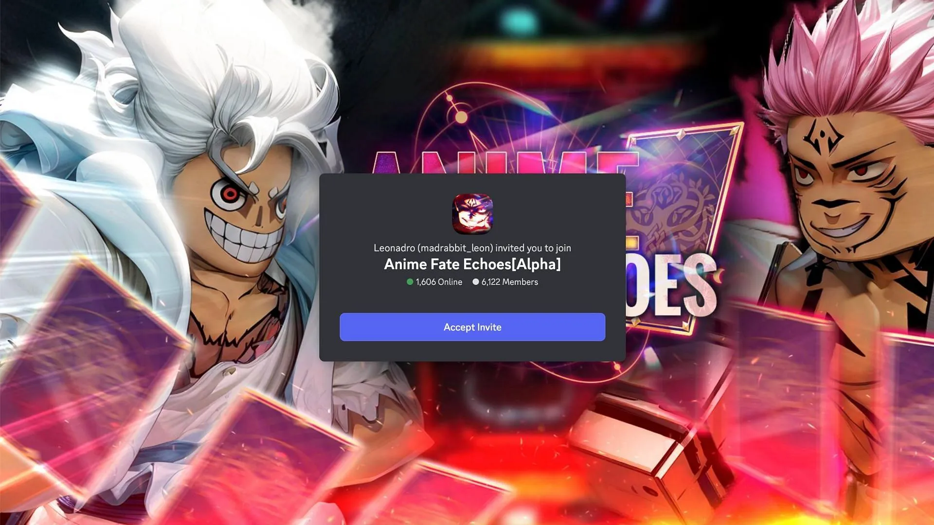 Discord link (Image via Discord) Discord link (Image via Discord)