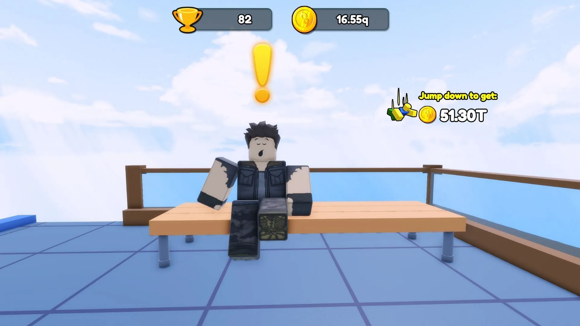 You will find new NPCs on tower tops offering rewards (Image via Roblox)