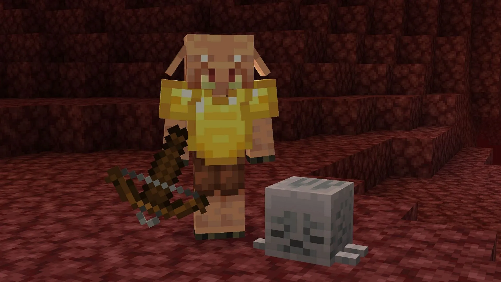 Piglins will now be able to barter dried ghast (Image via Sportskeeda Gaming || Mojang Studios) Piglins will now be able to barter dried ghast (Image via Sportskeeda Gaming || Mojang Studios)