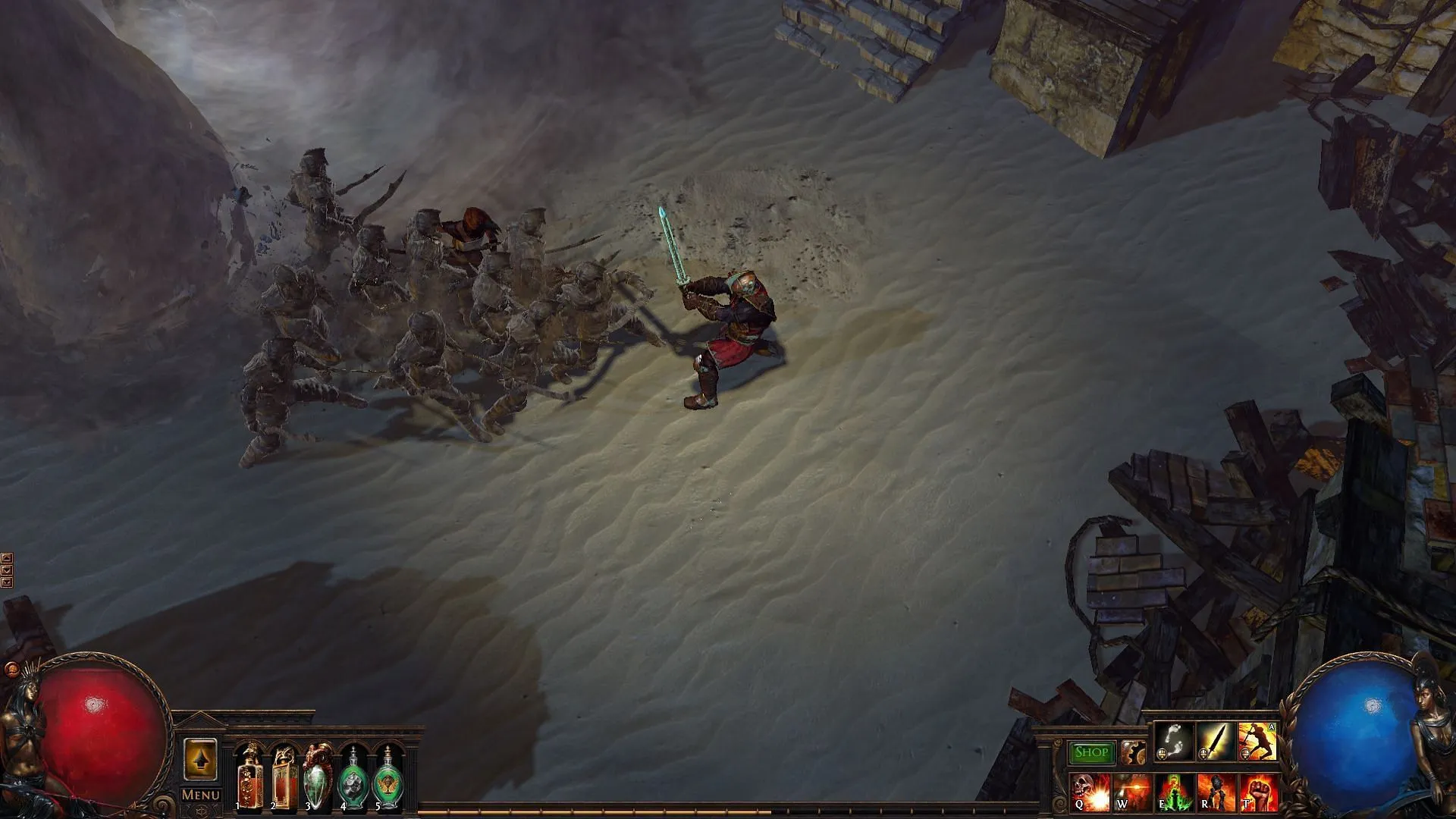 Path of Exile's balance is mostly fair (Image via Grinding Gear Games)