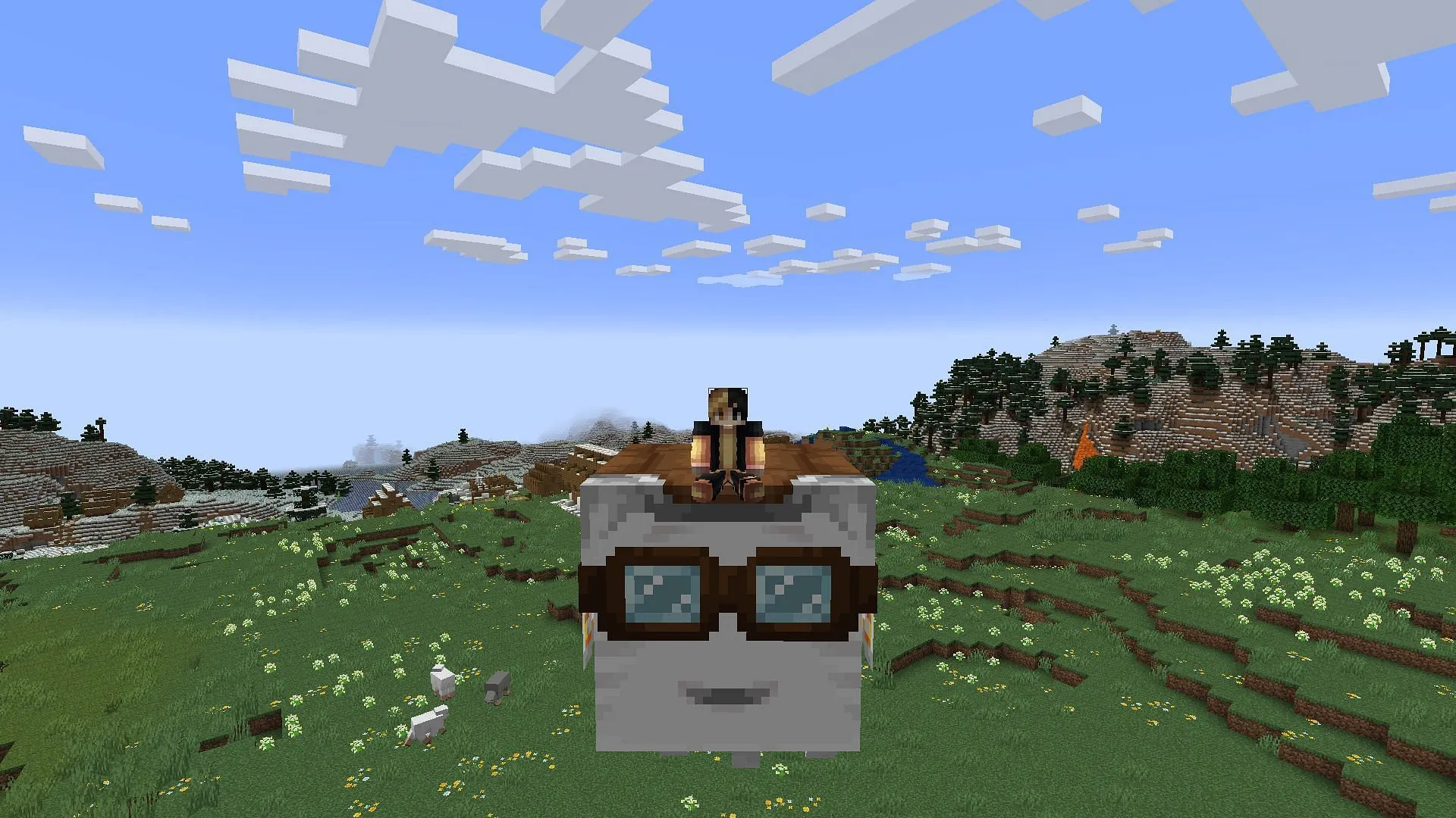 Happy ghasts could transform transportation in Minecraft Bedrock 1.21.90 (Image via Sportskeeda Gaming || Mojang Studios) Happy ghasts could transform transportation in Minecraft Bedrock 1.21.90 (Image via Sportskeeda Gaming || Mojang Studios)
