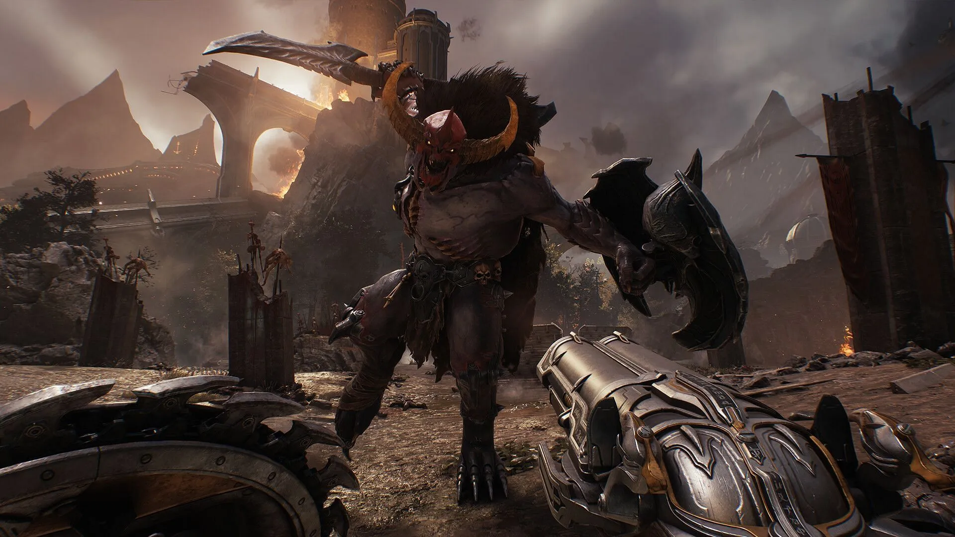 The Dark Ages runs perfectly on the RTX 4080 (Image via Bethesda Softworks) The Dark Ages runs perfectly on the RTX 4080 (Image via Bethesda Softworks)