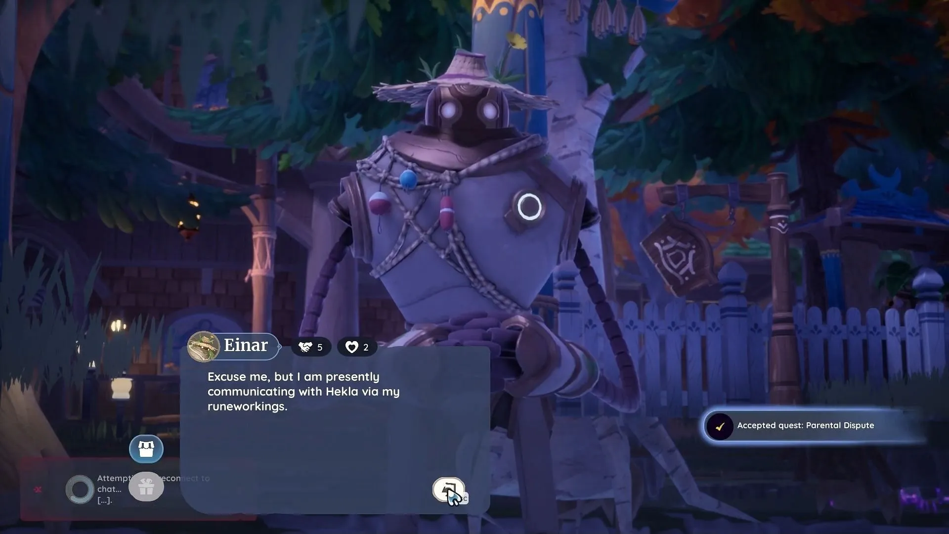 Einar appears confused Einar appears confused