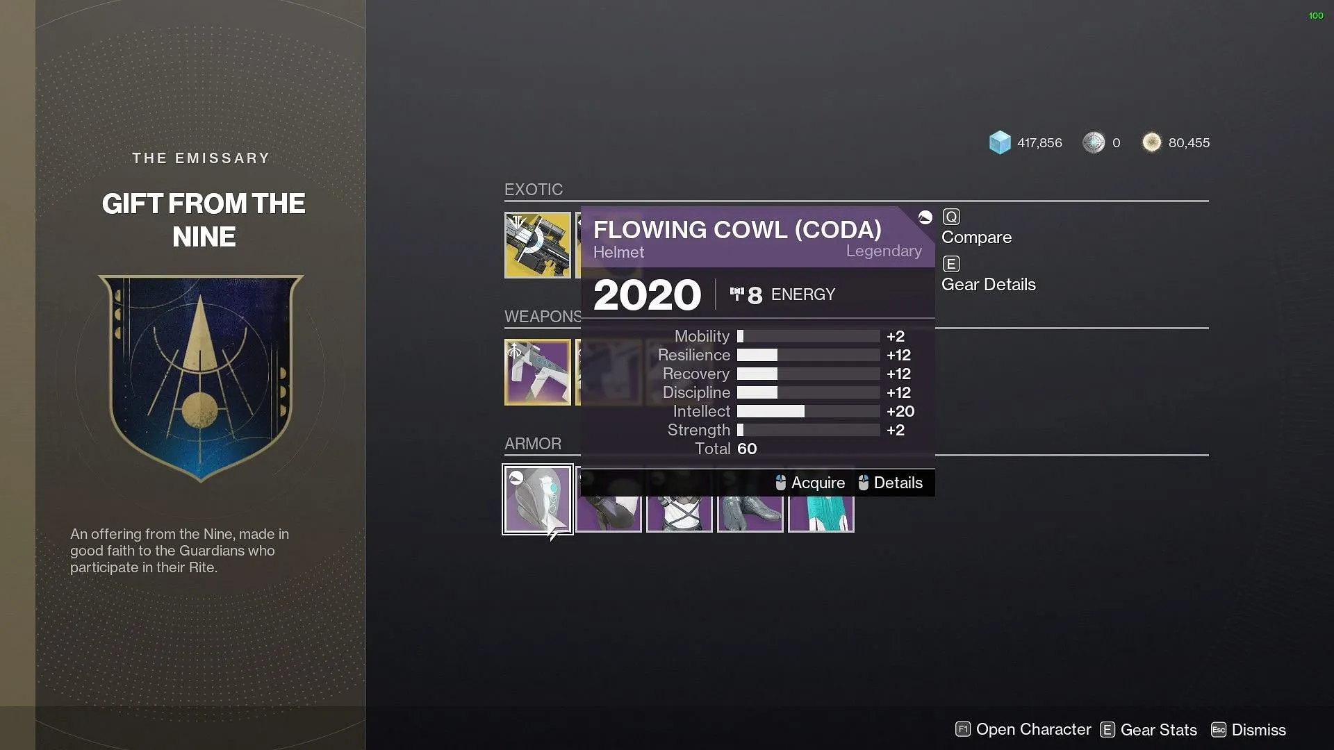 Gear pieces with 2020 power are being given away in Destiny 2 (Image via Bungie)