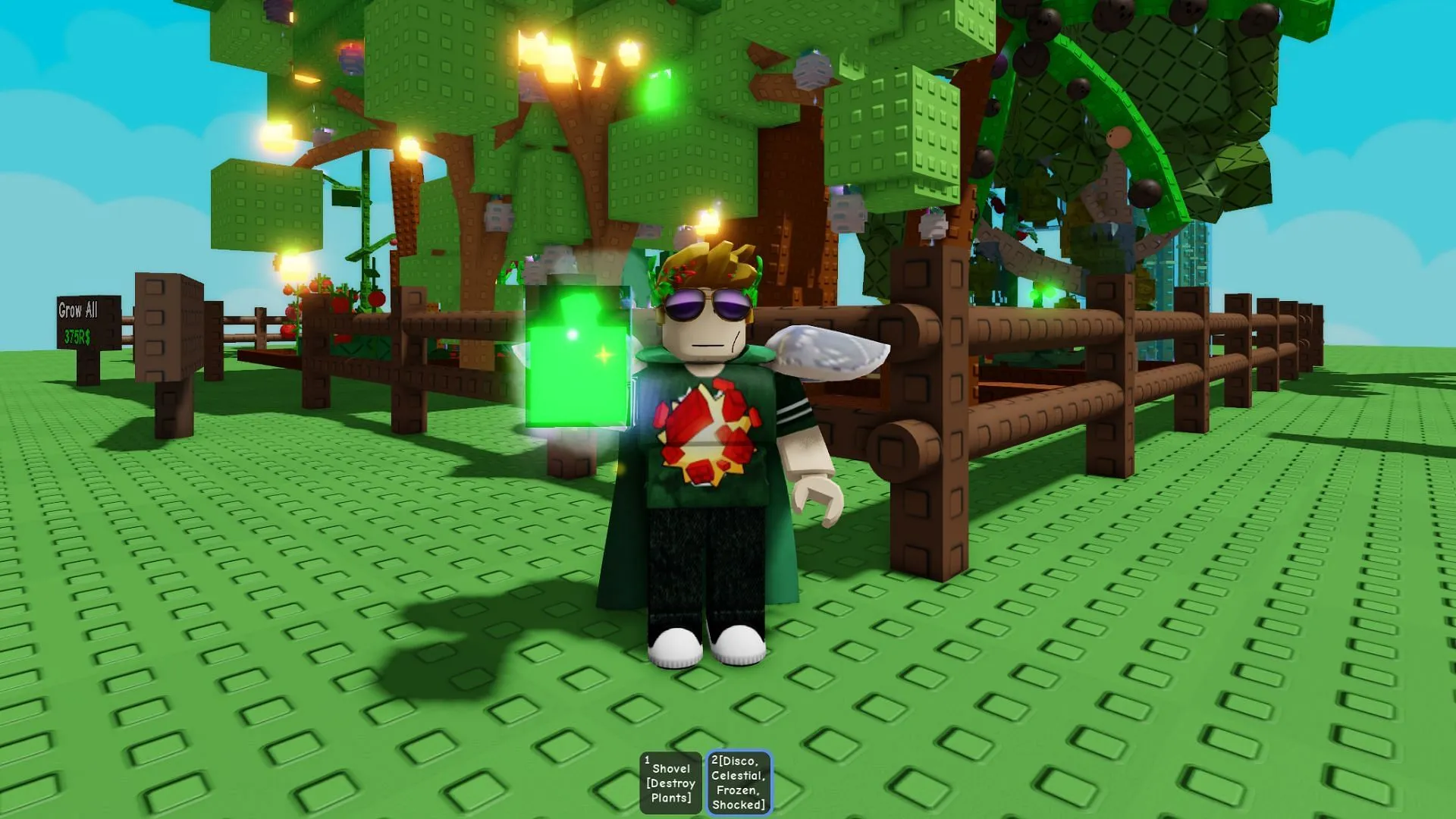 A fruit with the Disco Mutation (Image via Roblox)