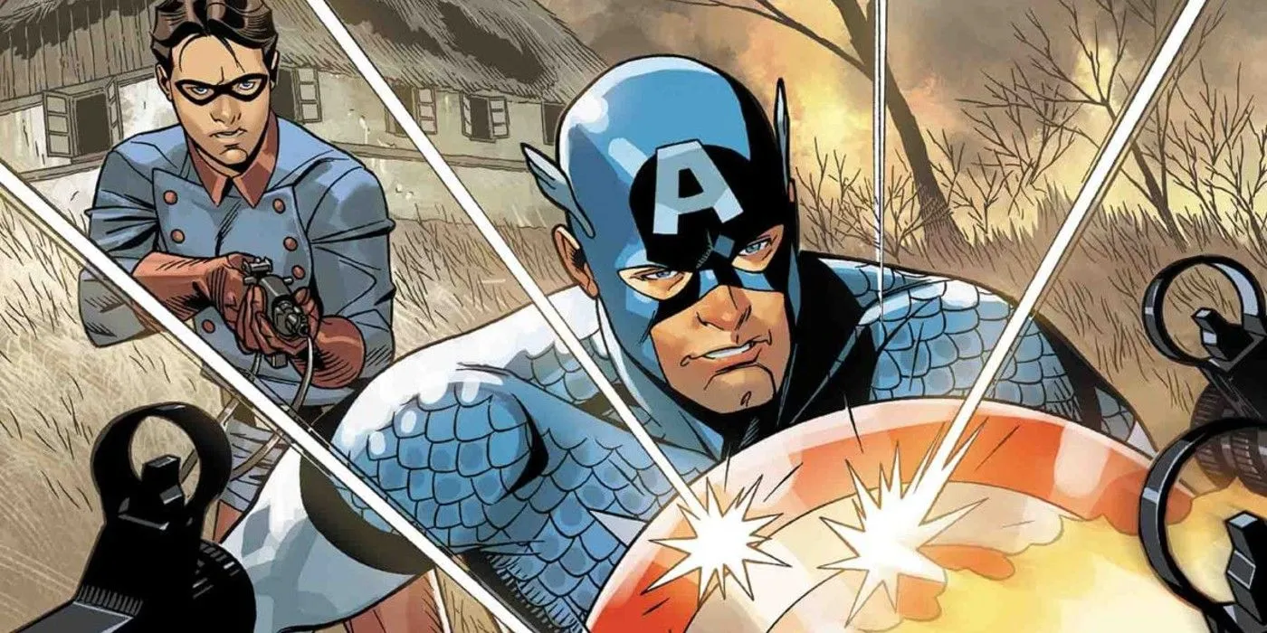 Captain America and Bucky in WWII